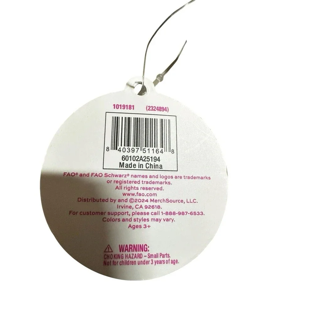 2025 FAO SCHWARZ Mini 7th AVE Pouch Bag - Key Chain Bag Charm NWT